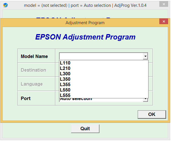 download epson adjustment program